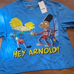 Hey Arnold cropped t-shirt